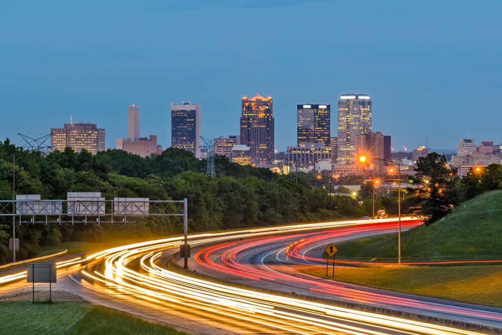 Birmingham, Alabama, USA downtown city skyline